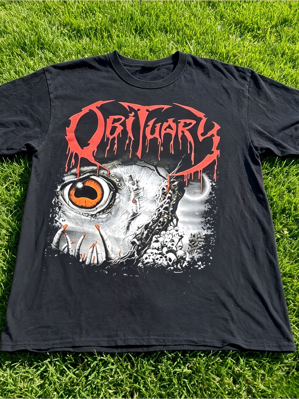 Obituary Death Metal Pattern Black Unisex T-shirt